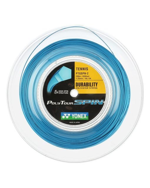 Yonex Poly Spin Tour 1.25 Rolo com 200 metros