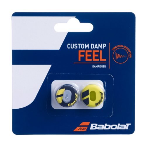 Antivibrador Babolat Custom Damp Preto e Amarelo