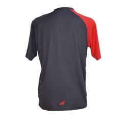 Camiseta Babolat Performance Cinza e Vermelha