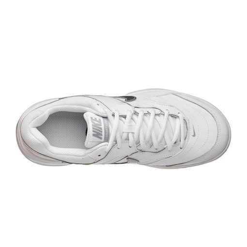 Tênis Nike Feminino Court Lite Branco e Cinza