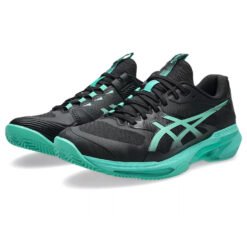 Tênis Asics Solution Speed FF 4 Clay Preto e Verde
